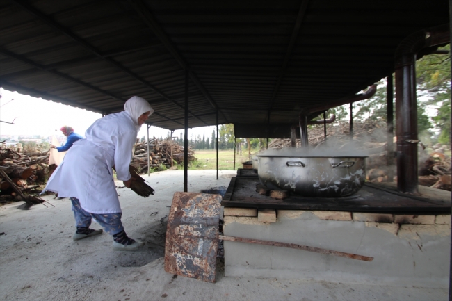 Tekirdağ'da pekmez kazanları kaynamaya başladı